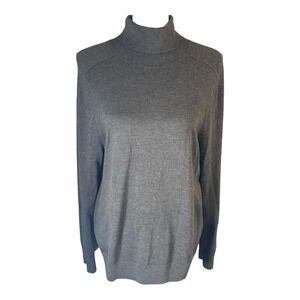 Banana Republic Women's M Green‎ Wool Sweater Italian Merino Yarn By Baruffa